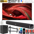 Sony XR85X95J 85 inch X95J 4K Ultra HD Full Array LED Smart TV 2021 Bundle with Deco Gear Home Theater Soundbar with Subwoofer, Wall Mount Accessory Kit, 6FT 4K HDMI 2.0 Cables and More