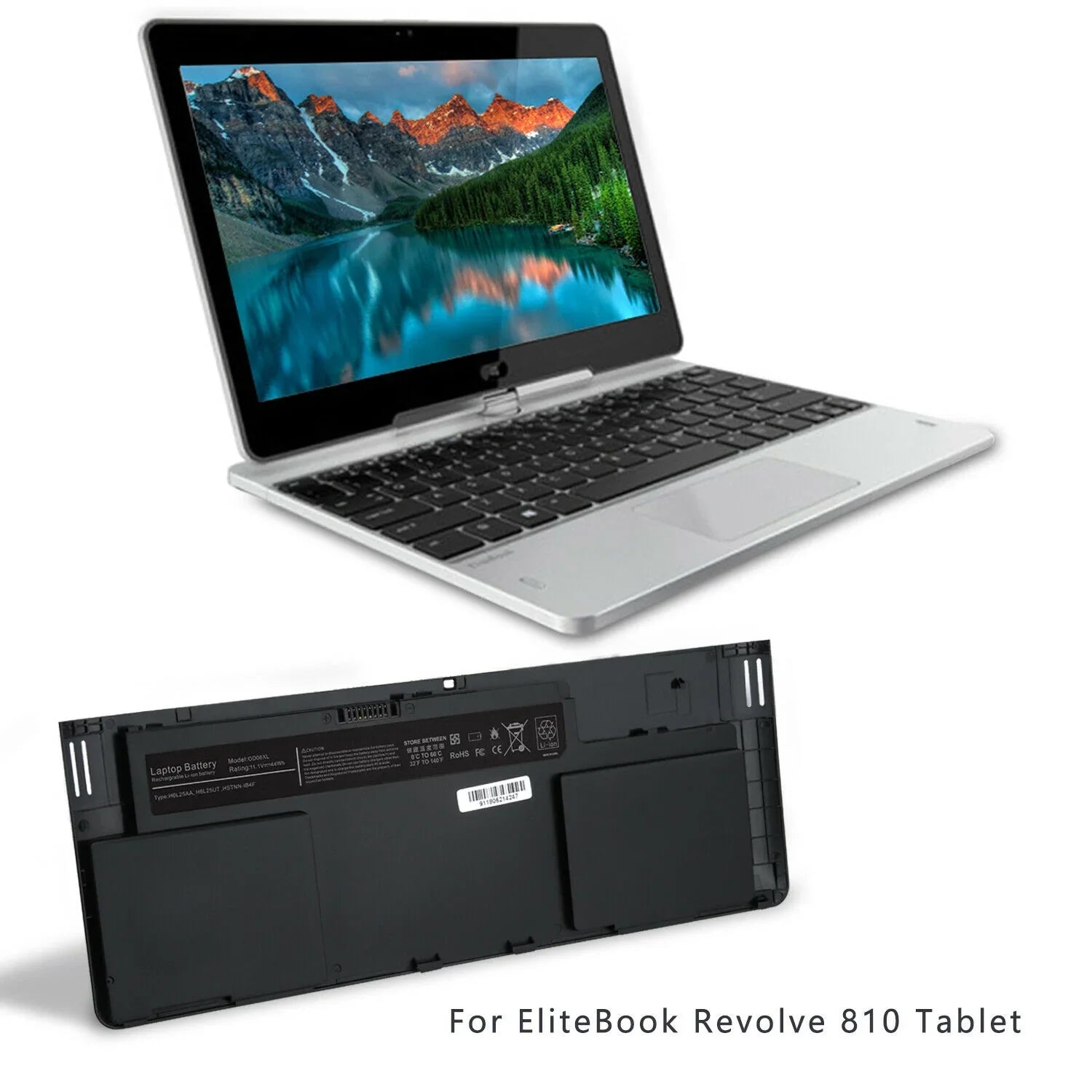 OD06XL Battery for HP Elitebook Revolve 810 G1 G2 G3 Series 698943-001 H6L25AA