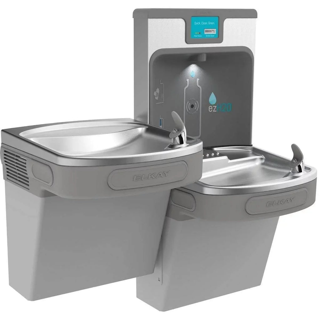 Elkay EZH20 Bottle Filling Station & Bi Level Fountain + Replacement Filter