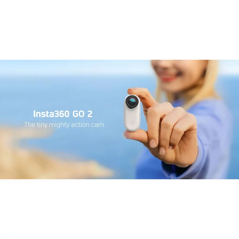 Insta360 GO 2 Digital Camcorder, LCD Screen, High Dynamic Range (HDR), 3K, White