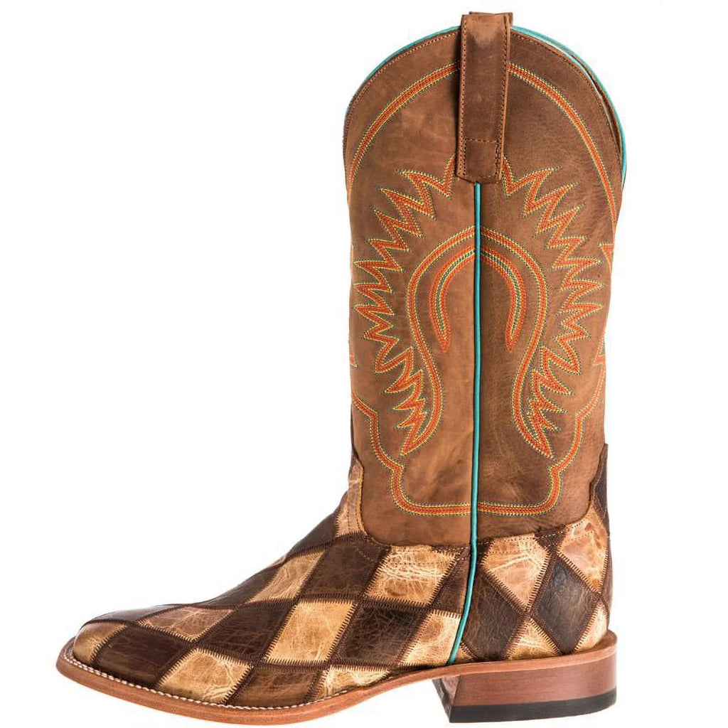 Horse Power Crazy Train Patchwork - Boot Mens Western - Hp1053