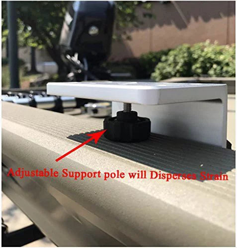 BroCraft Power Lock Rod Holder for Tracker Boat Versatrack System /90 degree Lund Sport Track