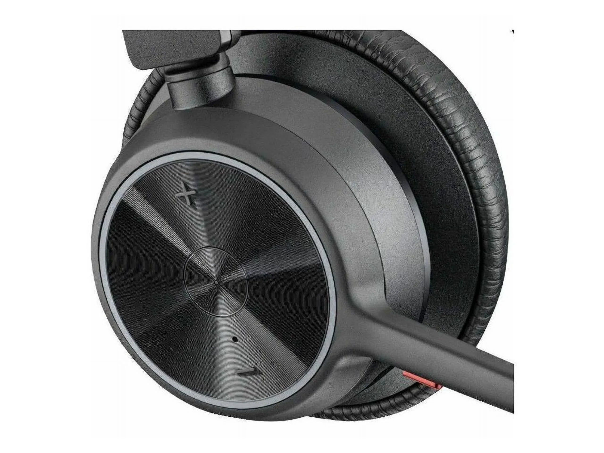 Poly VOYAGER 4300 UC 4320 Headset - Stereo - USB Type A - Wired/Wireless - Bluetooth - 164 ft - 20 Hz - 20 kHz - Over-the-head - Binaural - Ear-cup - 4.92 ft Cable - Noise Cancelling MicrophoneTAA ...