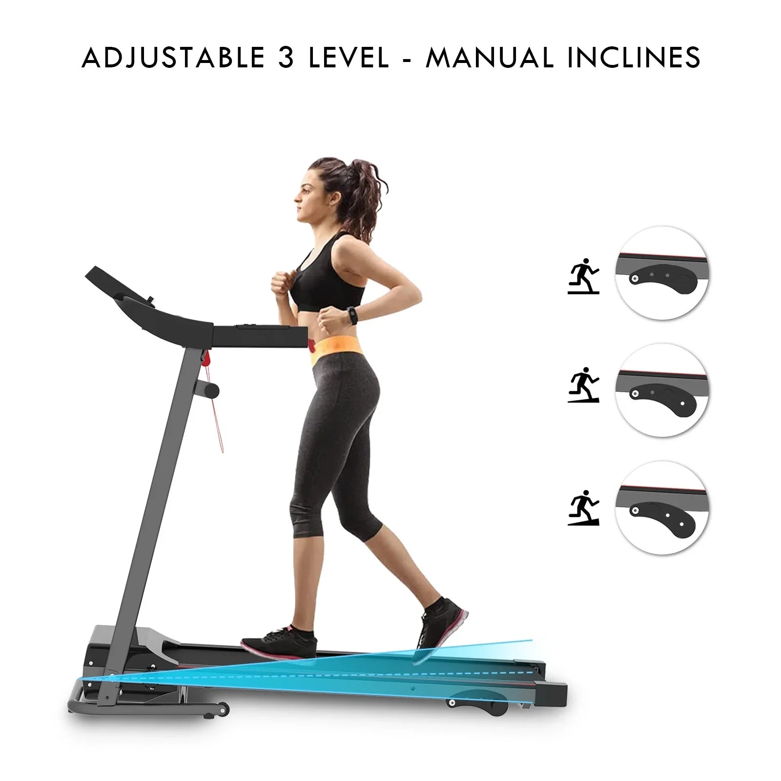 FLIMDER Walking Pad, Sturdy & Durable Under Desk Treadmill, Folding Treadmill with 300LBS Capacity, Beautifully Designed Installation-Free Treadmills for Home Bluetooth Speaker
