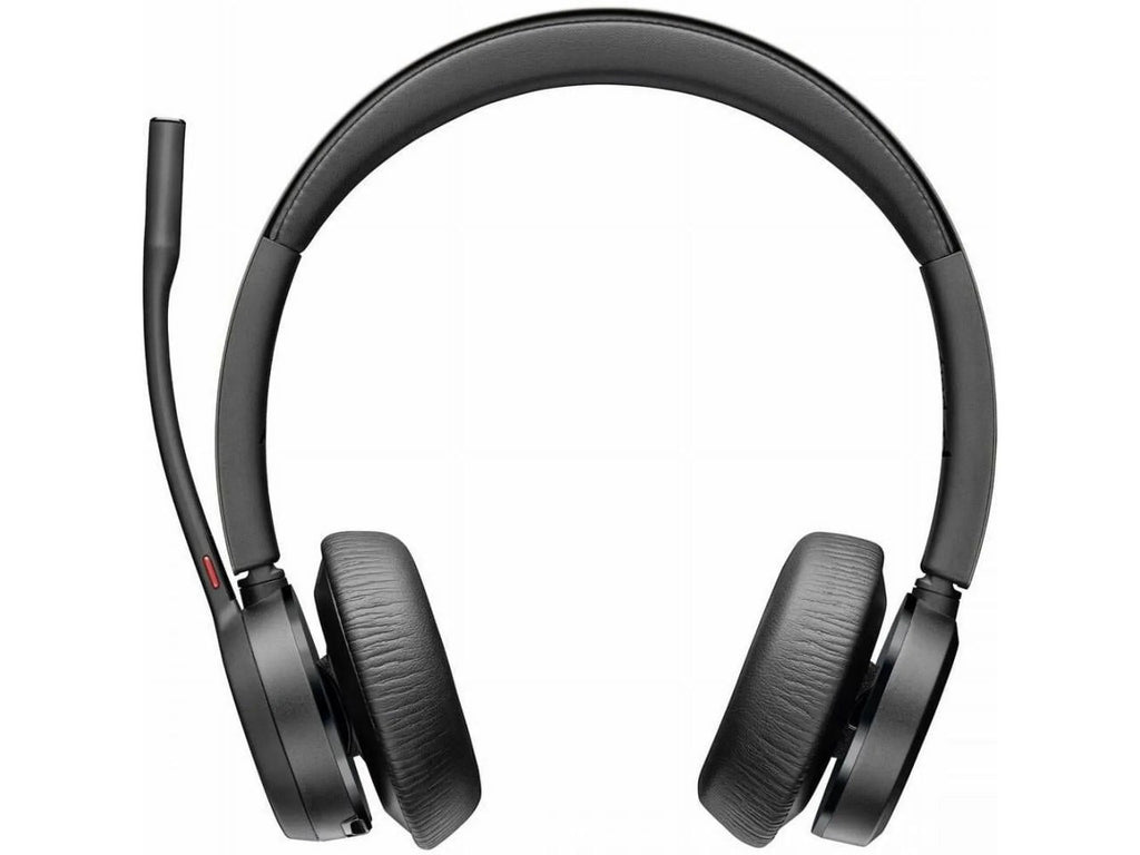 Poly VOYAGER 4300 UC 4320 Headset - Stereo - USB Type A - Wired/Wireless - Bluetooth - 164 ft - 20 Hz - 20 kHz - Over-the-head - Binaural - Ear-cup - 4.92 ft Cable - Noise Cancelling MicrophoneTAA ...