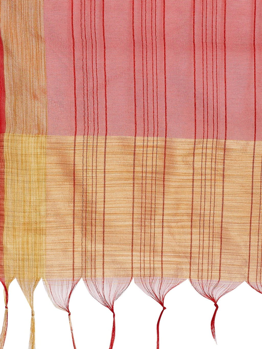 eloria Plain Red Woman's Indian Ethnic Chunni, Dupatta, Stole, Scarf Shawl Wrap