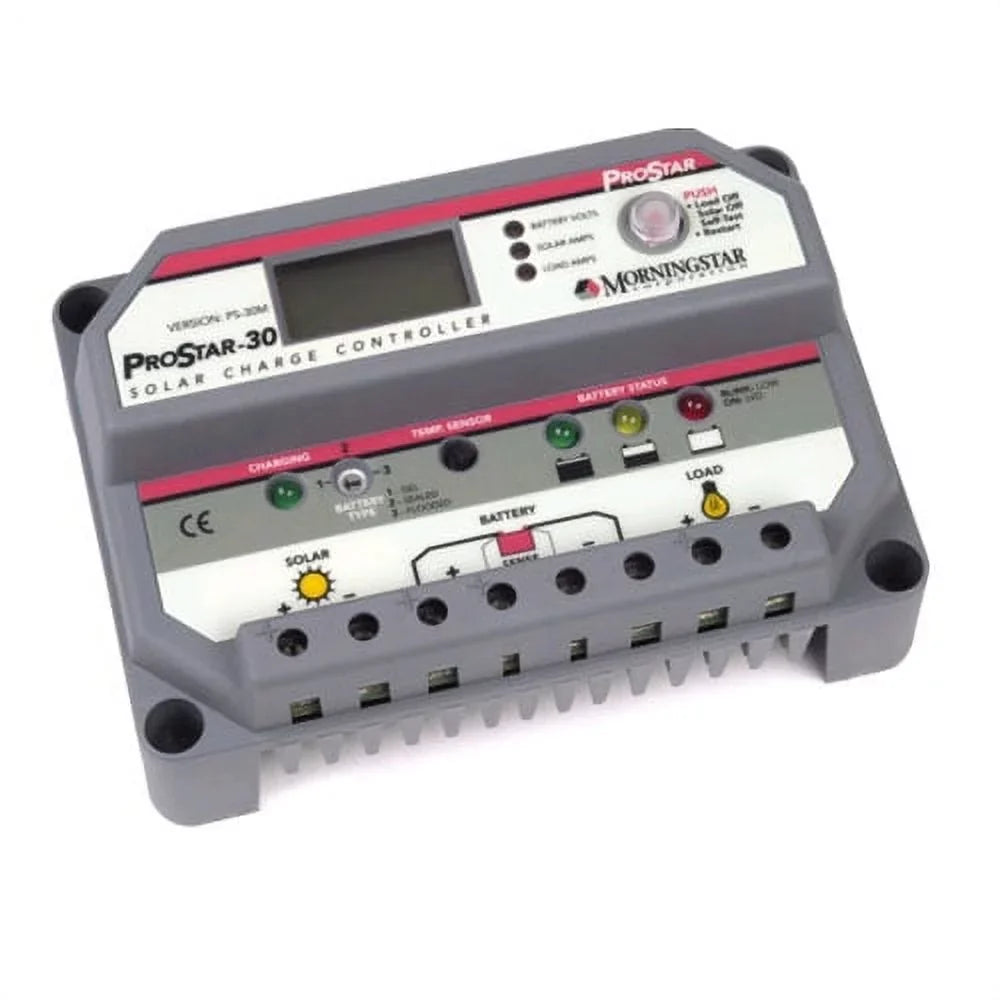 Morningstar ProStar 30Amp DC 12/24 Volts Solar Charge Controller