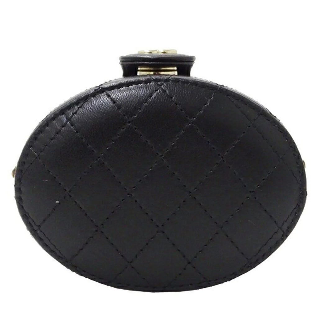 Pre-Owned Chanel AP1616 / ― Women's Suede Shoulder Bag Black (Good)