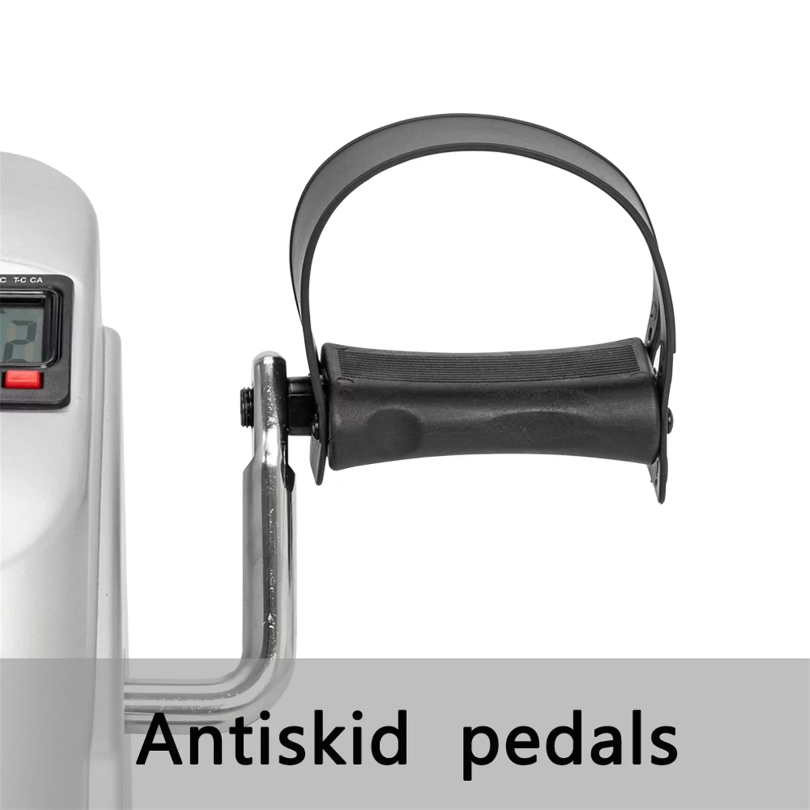 Buyweek W002K Home Use Hands and Feet Trainer Mini Exercise Bike Silver
