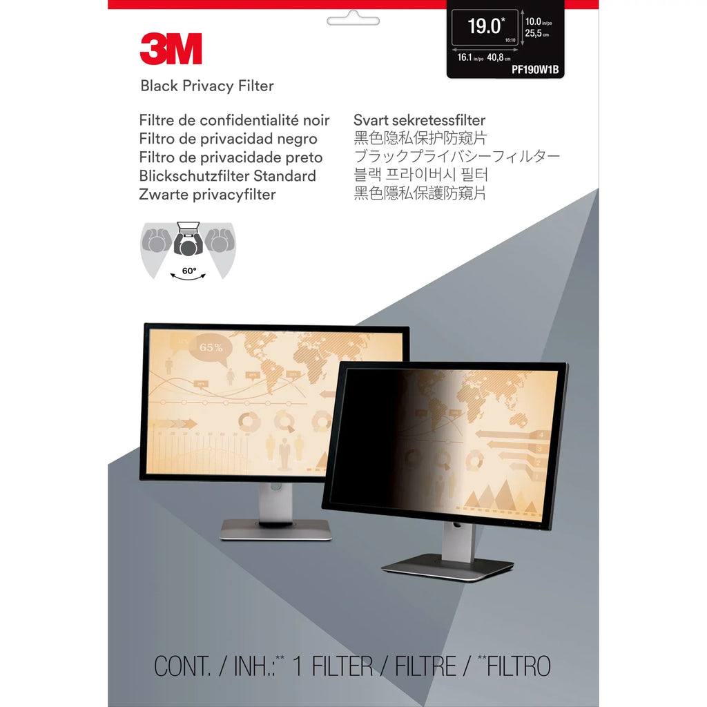 Privacy Filter for 19" Widescreen Monitor (16:10) (PF190W1B)