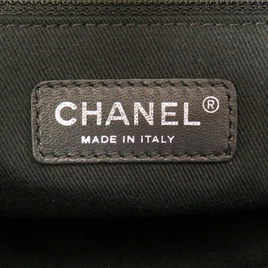 Pre-Owned Chanel Caviar Skin Matelasse Black 17th Series A67294 Silver Chain Tote Bag Cocomark (Good)