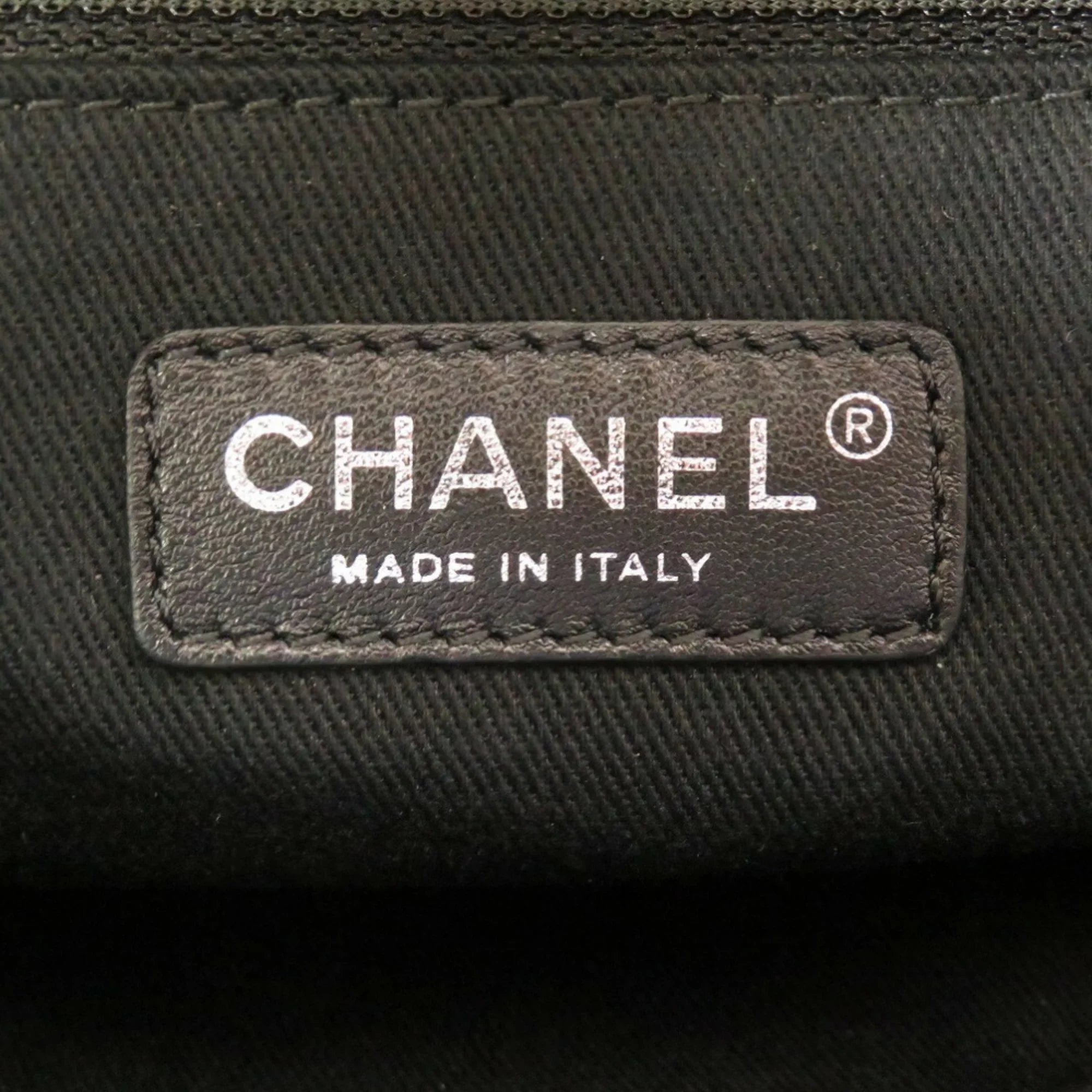 Pre-Owned Chanel Caviar Skin Matelasse Black 17th Series A67294 Silver Chain Tote Bag Cocomark (Good)