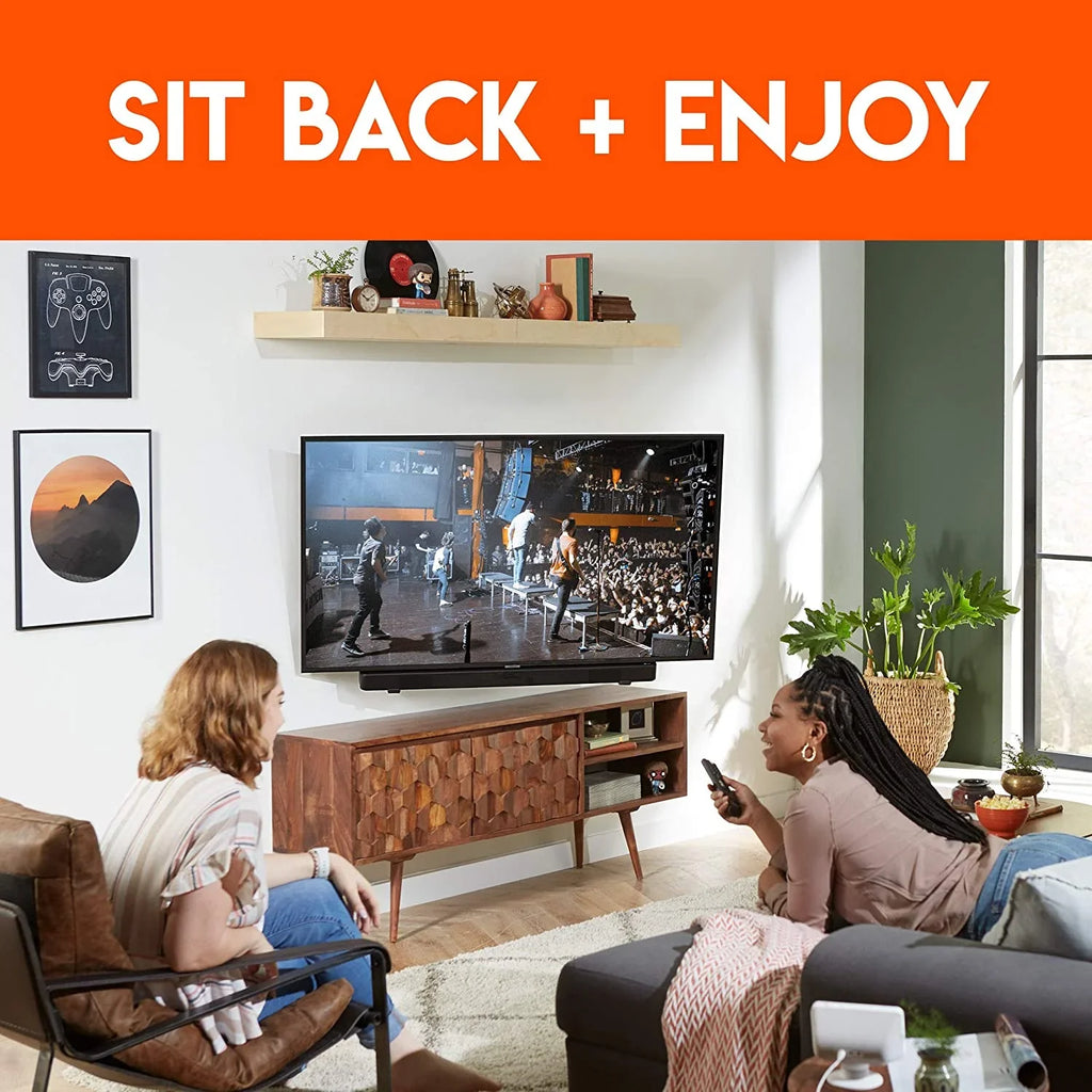 ECHOGEAR Sound Bar Mounting Brackets for TVs - Adjust Height & Depth for Maximum Compatibility Between Your TV & Soundbar - Works with with LG, Vizio, Bose, Dolby Atmos Speakers & More
