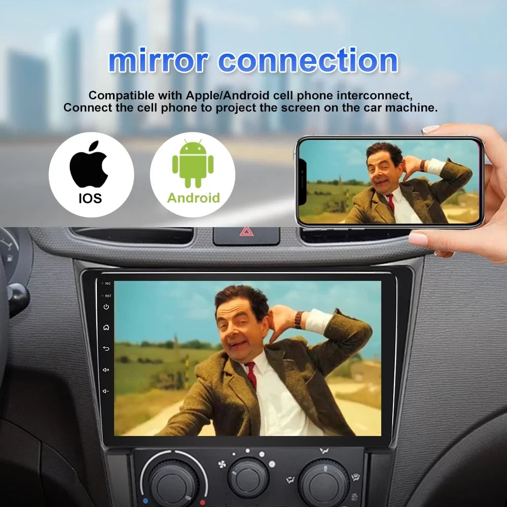 JMANCE Android 10 Car Stereo for Toyota Sienna 2011-2014 9" Touch Screen Radio Support Wireless Apple CarPlay Andriod Auto