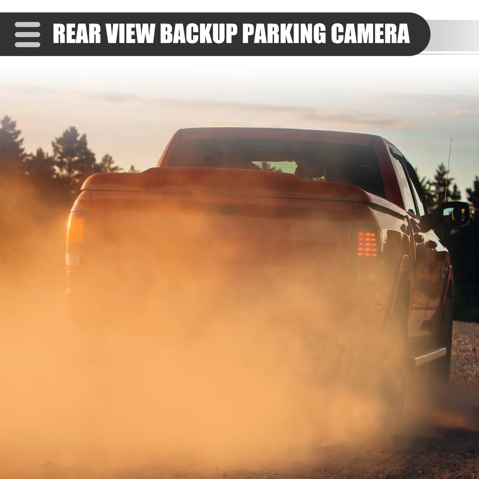 Unique Bargains Backup Camera for Chevrolet Silverado 2011-2013 Plastic Glass No.23146157 Black