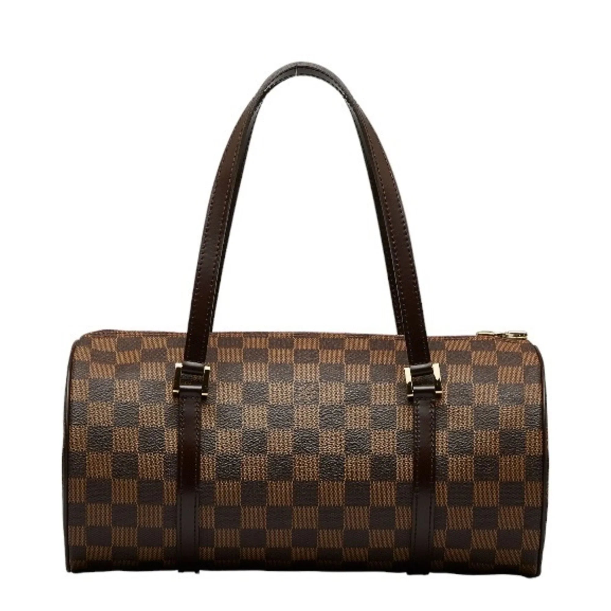 Pre-Owned Louis Vuitton Damier Ebene Papillon Handbag N51303 Brown PVC Leather Women's LOUIS VUITTON (Good)