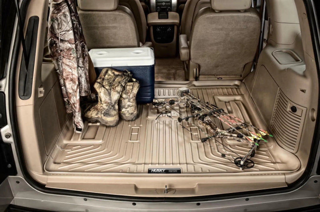 Husky by RealTruck Weatherbeater Series Cargo Liner Black Compatible with 07-12 Chevrolet Tahoe/07-12 GMC Yukon; w/ or w/o 3rd row Seat