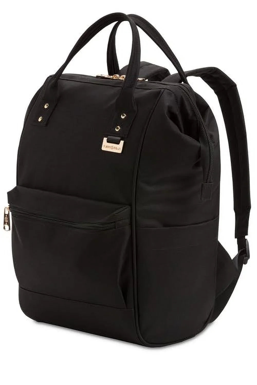 Wenger  3576 Artz Dr Polyester Computer Bag Back Pack, Black with Gold