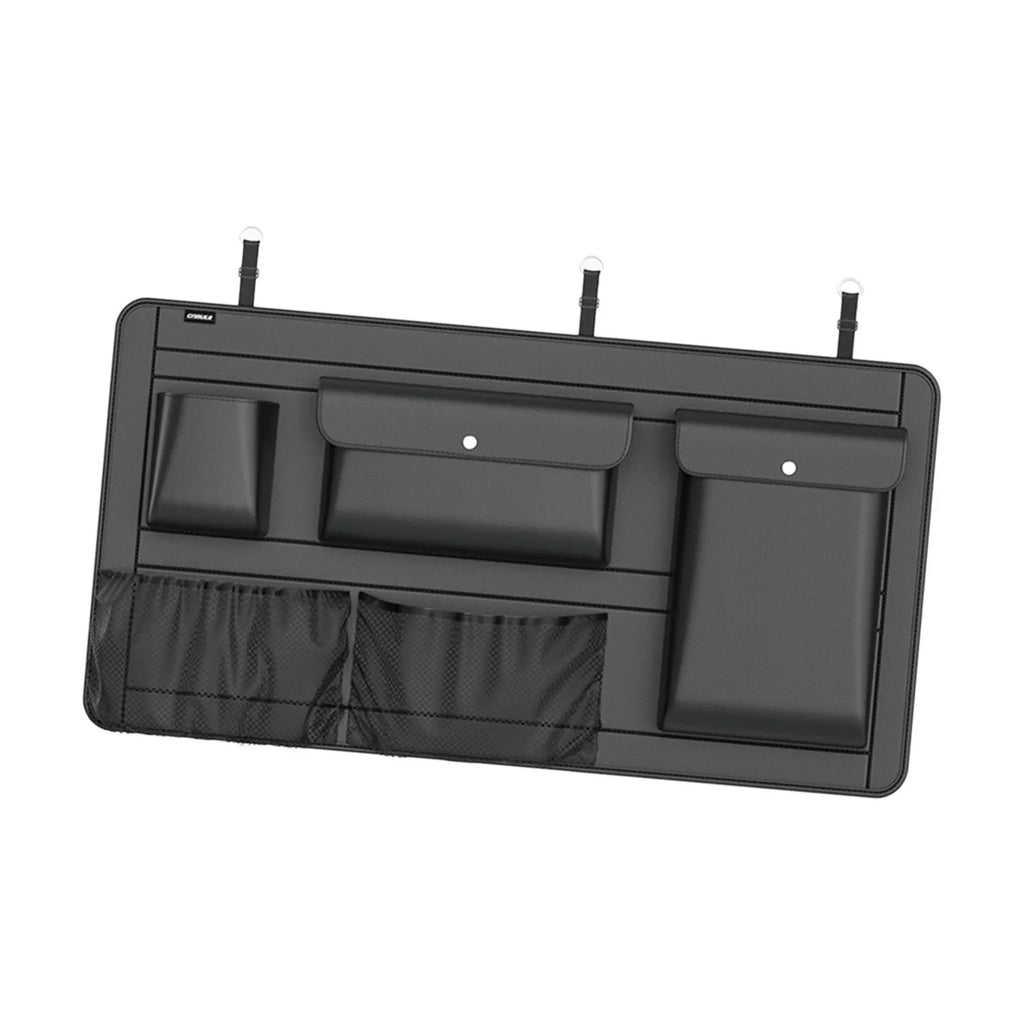 Car Back Seat Trunk Hanging Organizer 90cmx45cm Saving Space Easily Install Durable with Multiple Pockets for SUV Truck