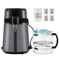 SKYSHALO 4L Water Distiller Purifier Machine Countertop Stainless Steel Interior