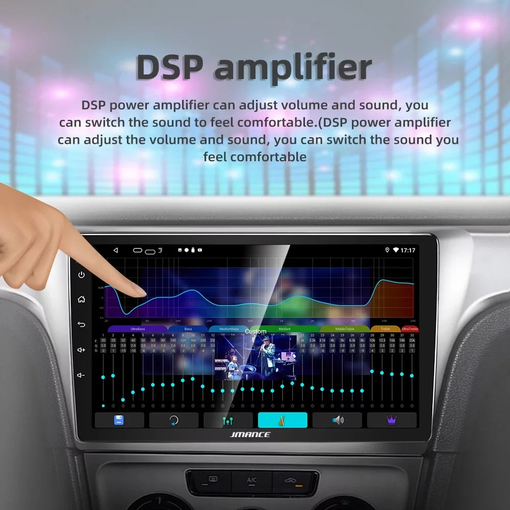 JMANCE Android 10 Car Stereo for Toyota Sienna 2011-2014 9" Touch Screen Radio Support Wireless Apple CarPlay Andriod Auto
