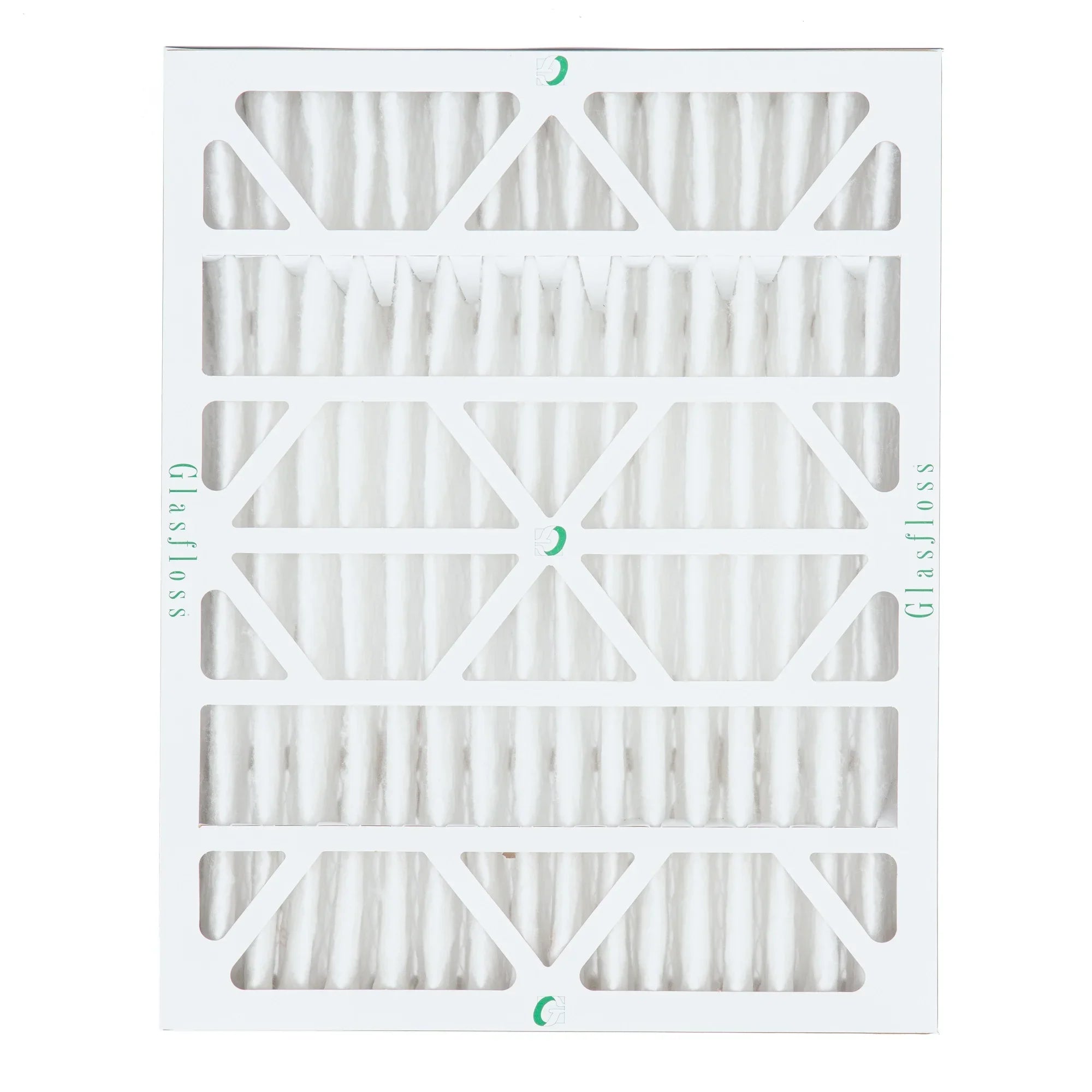 2 Pack of 20x24x4 MERV 13 Pleated 4" Inch Air Filters by Glasfloss. Actual Size: 19-3/8 x 23-3/8 x 3-3/4