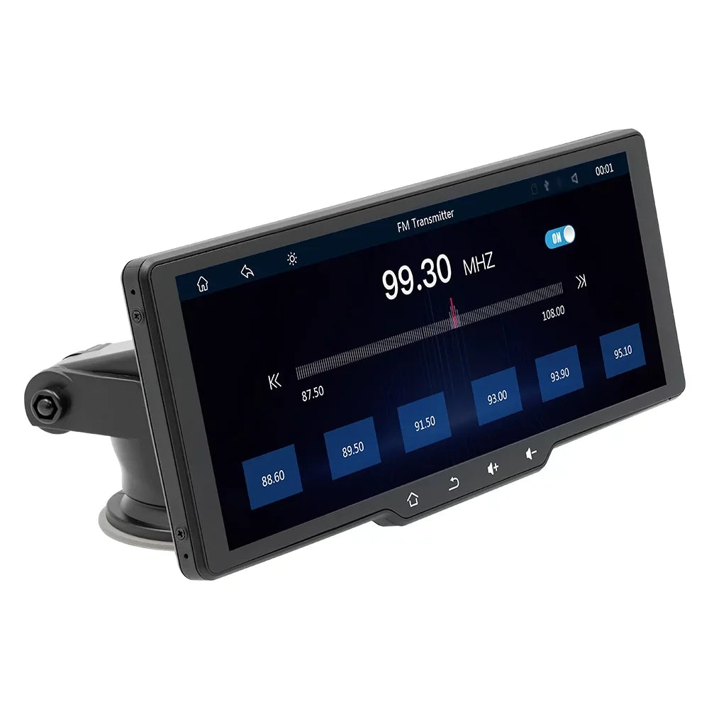 moobody Portable Wireless CarPlay Multi-language Car Video Recorder Car Camera Auto Camcorder 10.26in Car Rearview Camera Mobilephone APP Control Car MultiMedia Player