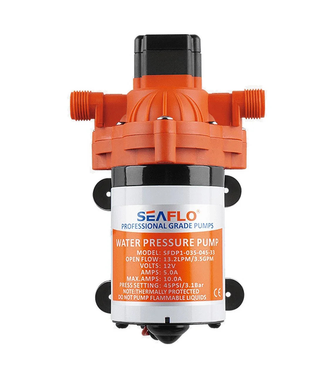 SEAFLO New 3.3 Gpm Automatic Water Pump Rv Boat 110v Ac 45psi