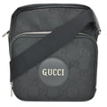 Pre-owned GUCCI Off The Grid GG Monogram Nylon Shoulder Bag Black 625858