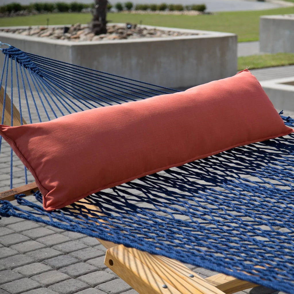 Long Sunbrella Hammock Pillow - Echo Sangria
