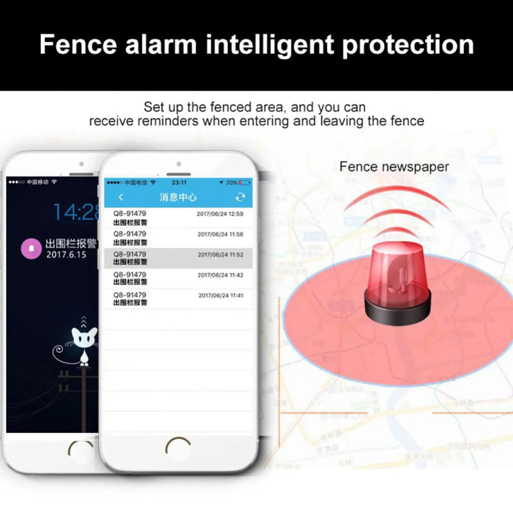 GPS Tracker for The Elderly, Anti-Lost GPS Locator, Historical Track Query, High-Definition Voice Call, Suitable for Children, Alzheimer's Disease, Autism, Blind People(without sim card)