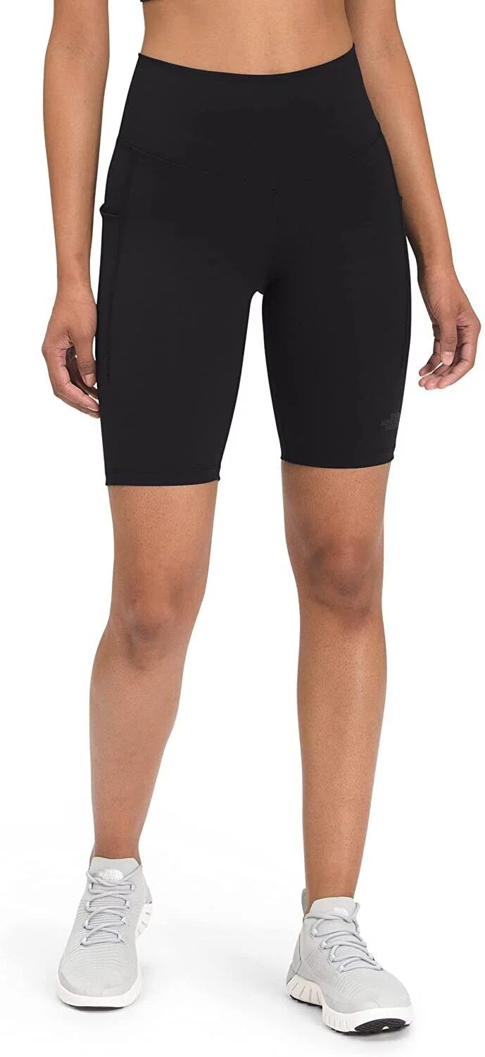THE NORTH FACE Womens Motivation High-Rise Pocket 9" Short Black Size M MSRP $55