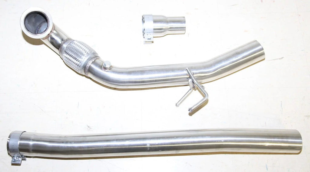 SS Downpipe fits 2015-2016 VW Golf Wolf R/Audi A3 Quattro S3 2.0T MK7 3" SS Downpipe fits 2015-2016 VW Golf Wolf R/Audi A3 Quattro S3 2.0T MK7 3"