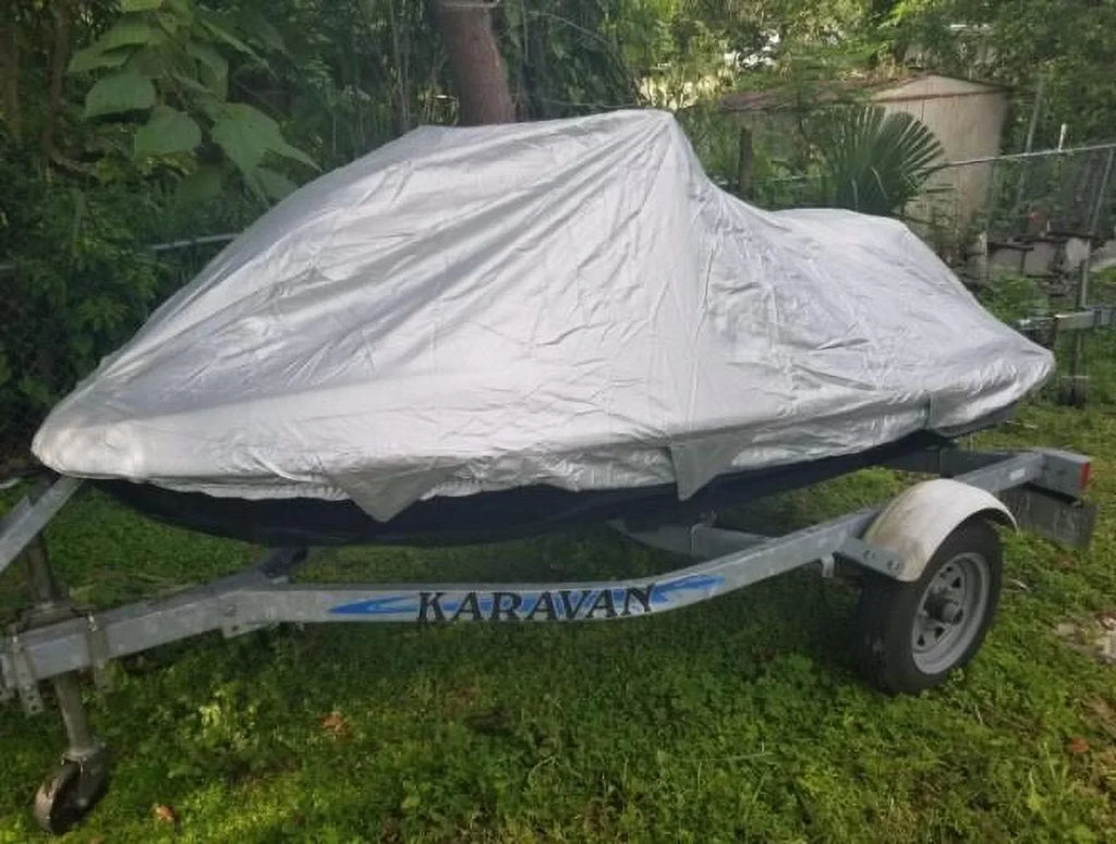 UV Reflective, Travel, Storage and Mooring Watercraft PWC Jet Ski Cover for Sea Doo Bombardier GTI SE 130 2007 2008 2009 2010