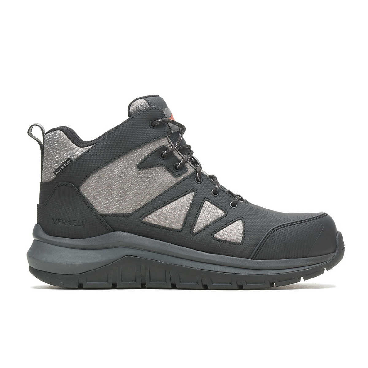 Merrell Mens Fullbench Speed Mid Leather Carbon Fiber Toe Work & Safety Boots