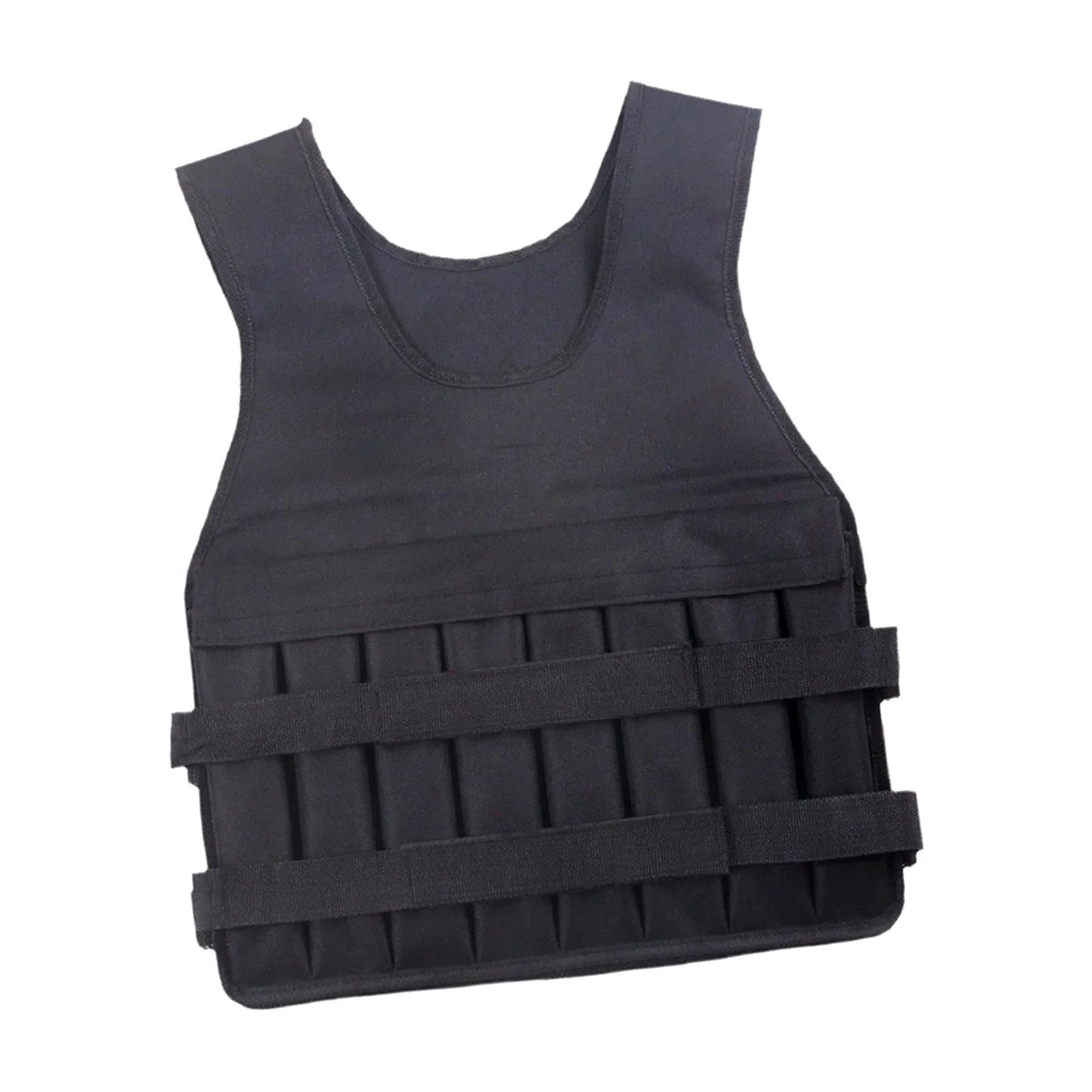 AMLESO Loading Vest Exercise Jacket for Boxing Running Gym Fitness 8 Pockets Exercise Slim Design Strength Training Body Weight Vest
