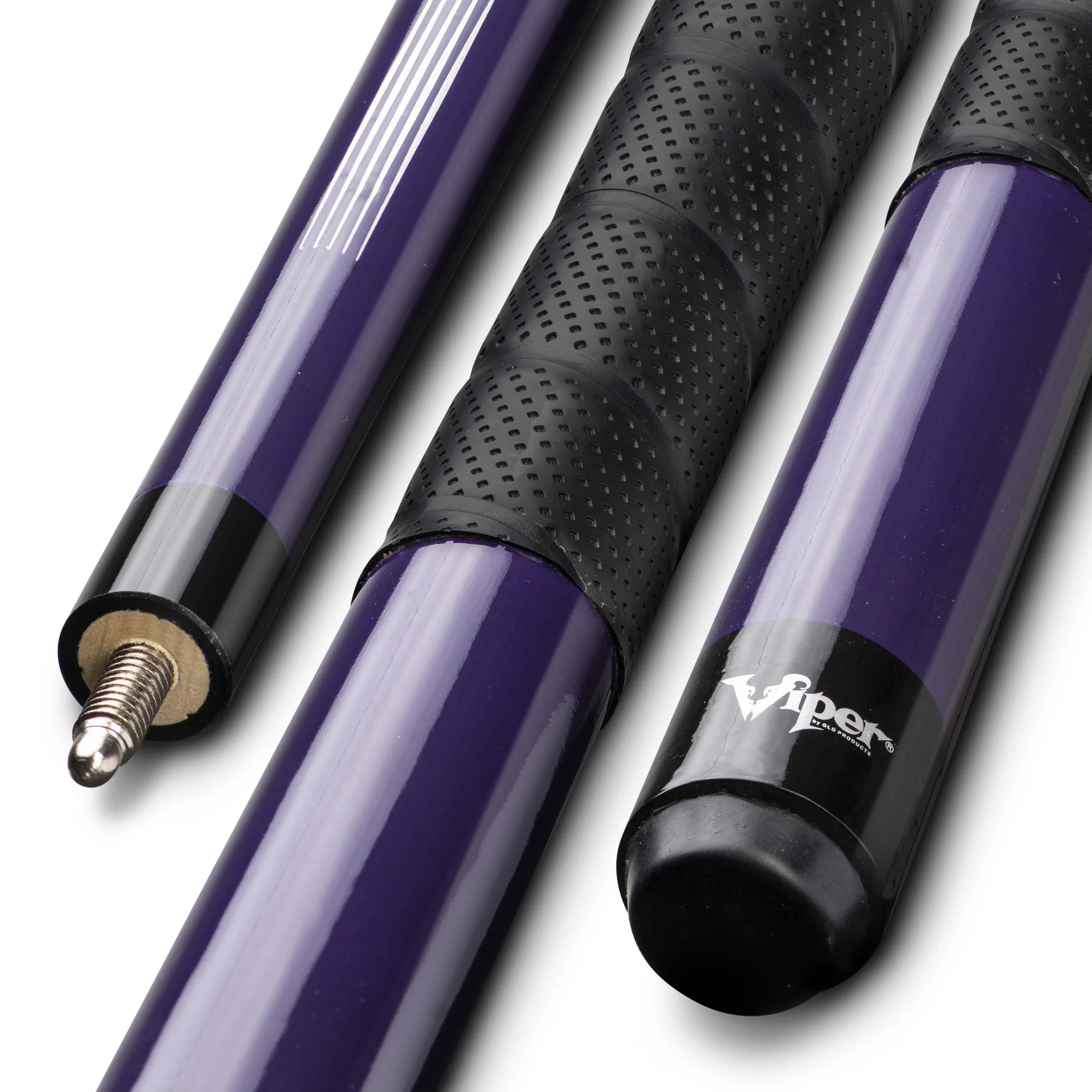 Viper Sure Grip Pro 58" Billiard/Pool Cue, 2 Piece, Purple, 19 Ounce