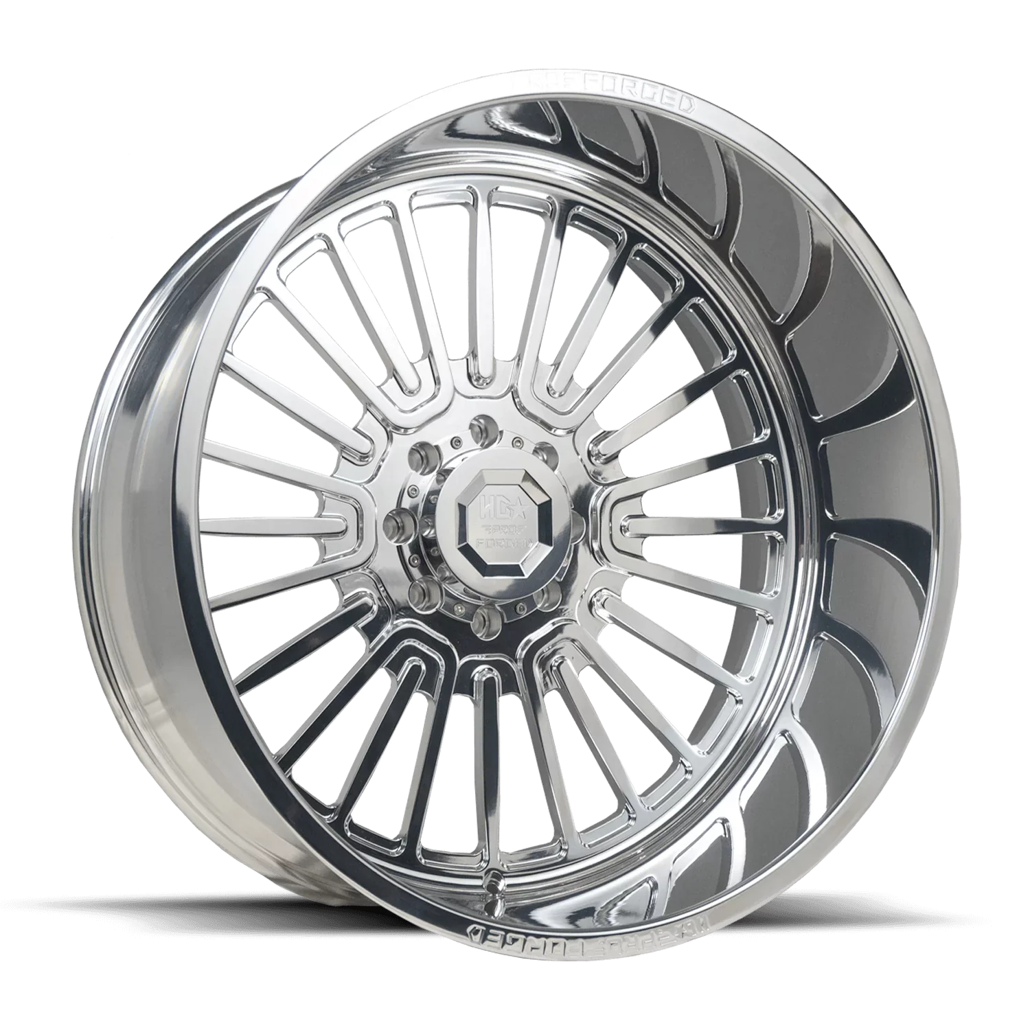LUXXX HD FORGED LHD PRO 6 WARHOG 26X16 8X165 -101ET 87.1CB High Polished Wheel