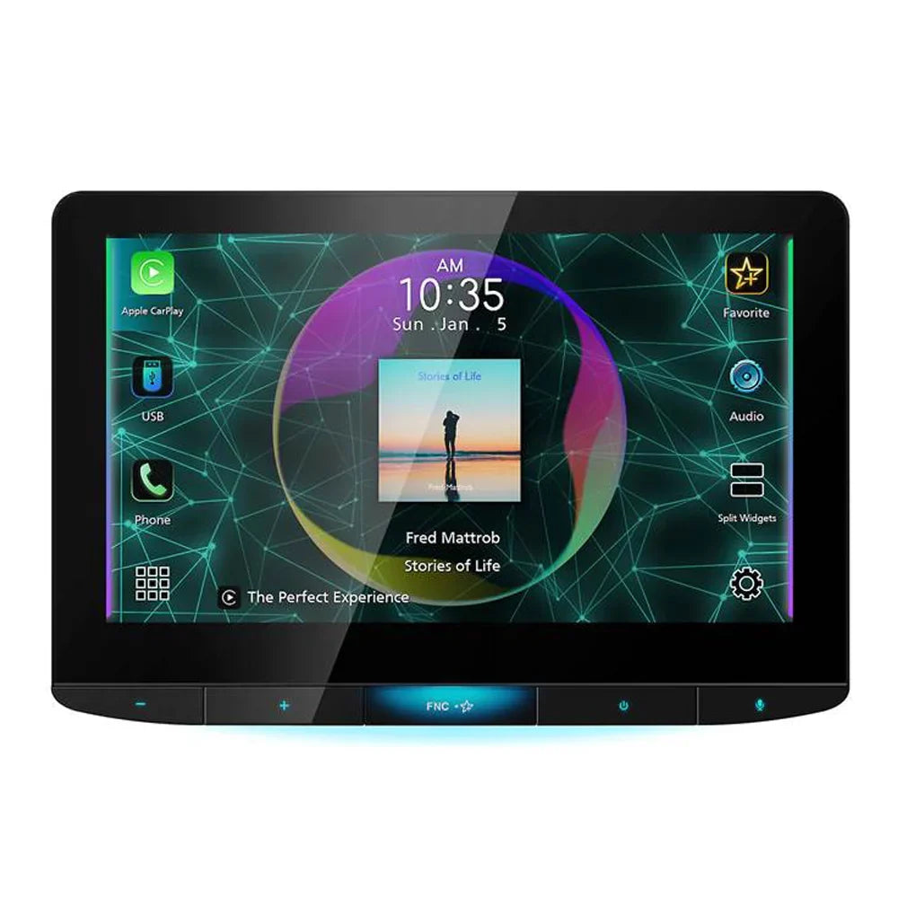 New JVC KW-Z1000W 10.1 Inch Digital Multimedia Receiver with License Plate Camera