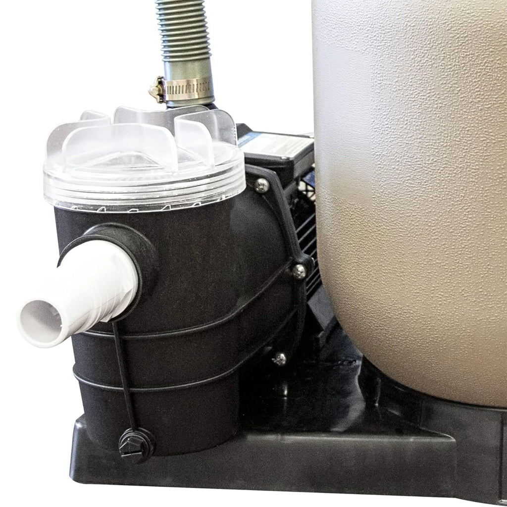 HYDROTOOLS By SWIMLINE 714061 Hydro-Flo 0.35 HP (0.45 THP) 2400 GPH ABOVE GROUND Powerful Pool Pump 1 Speed Extra Large Strainer Basket Vertical Discharge 115V Energy Saving Silent Noise DOE Certified