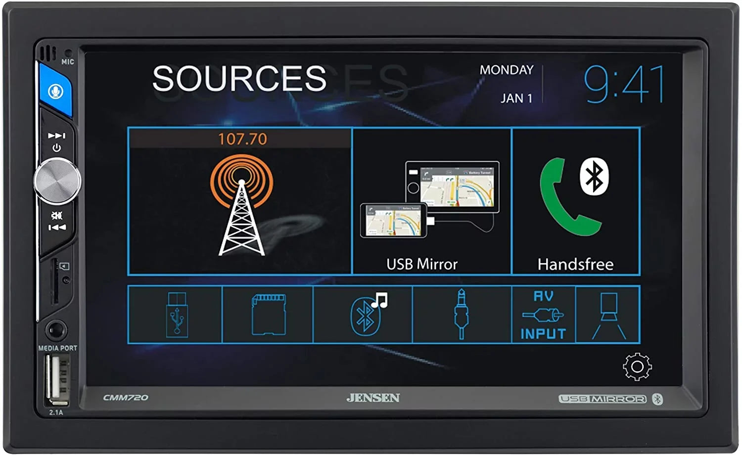 FITS 05-07 DODGE MAGNUM CHARGER AM/FM USB/BLUETOOTH TOUCHSCREEN CAR RADIO STEREO PKG.  INCLUDES VEHICLE SPECIFIC INSTALLATION HARDWARE INCLUDING DASH KIT, WIRE HARNESS, AND ANTENNA ADAPTER WHEN