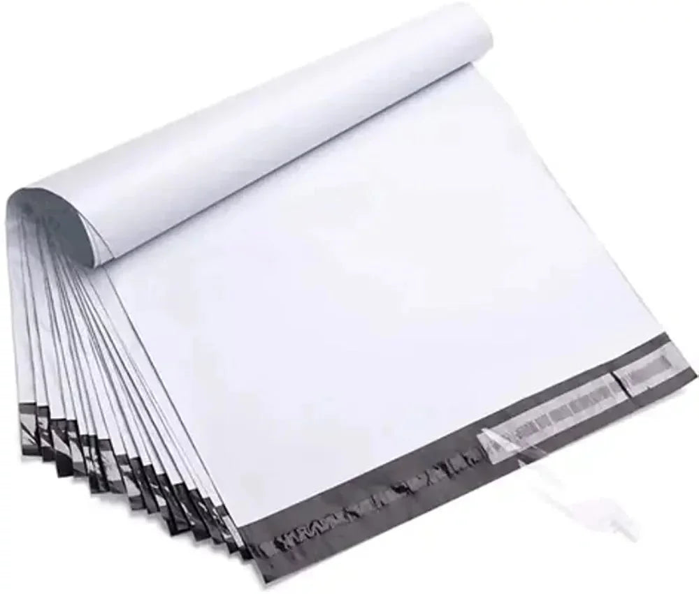 VS Poly Mailers 19x24 White 50 Pack Extra Large Shipping Bags Strong Thick Mailing Envelopes self Seal Adhesive water proof