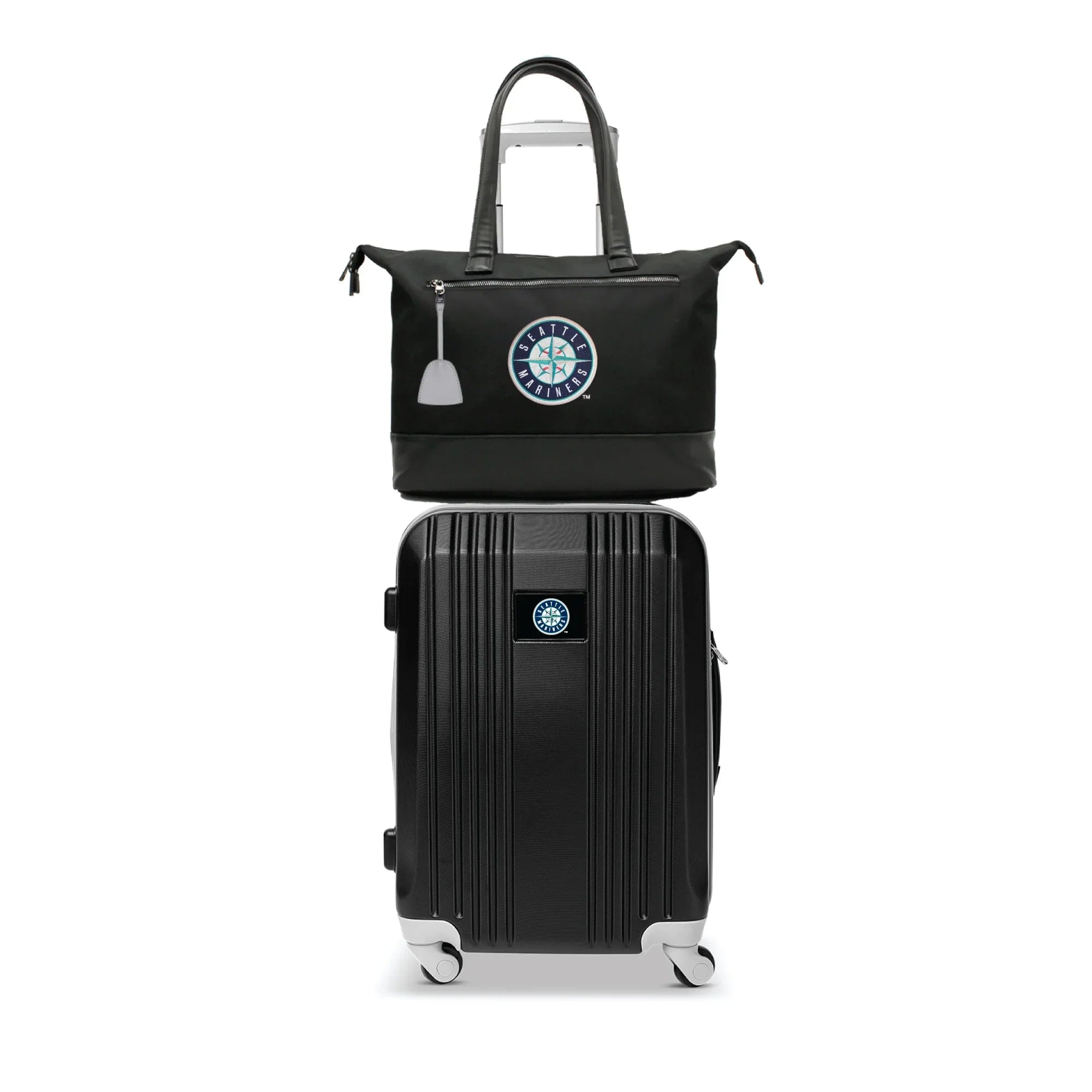MOJO Seattle Mariners Premium Notebook Tote Bag and Luggage Set