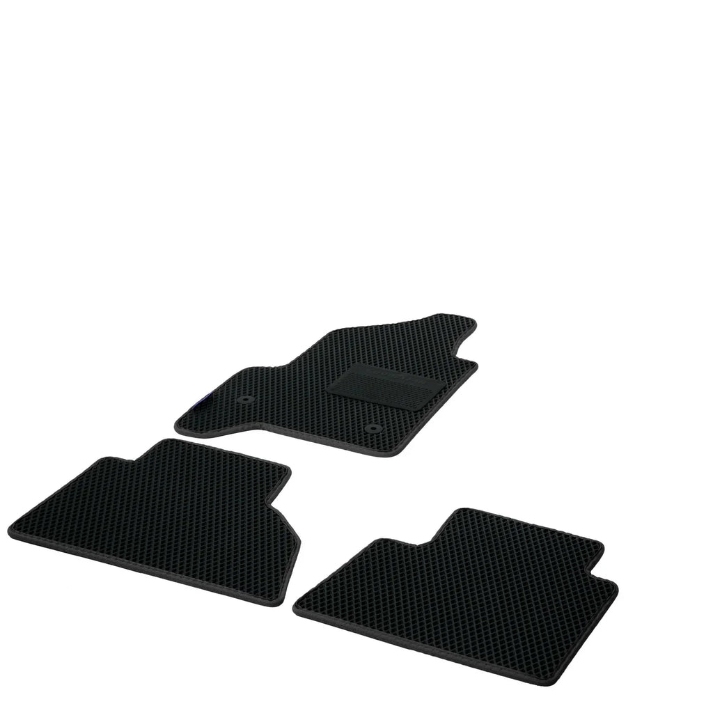 CLIM ART Watertrap Custom Fit Floor Mats Compatible for Jeep Grand Cherokee 2016-2021, 1st & 2nd Row, Car Mats Floor Liner, All-Weather, Car Accessories for Man & Woman, Black/Black - FL011318032