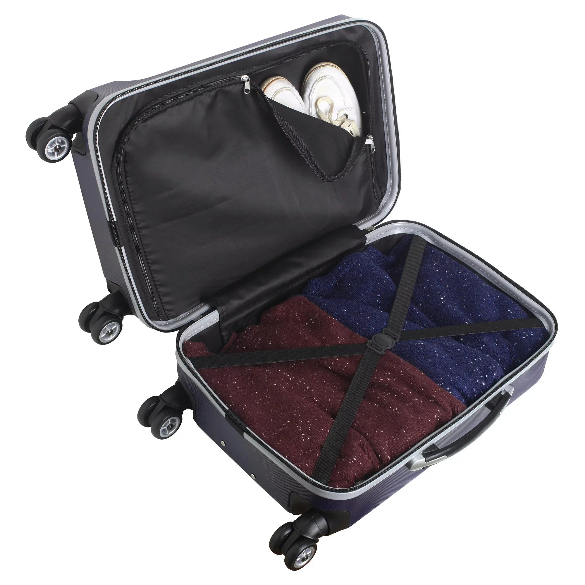 MOJO Navy Georgia Bulldogs 21" 8-Wheel Hardcase Spinner Carry-On Luggage