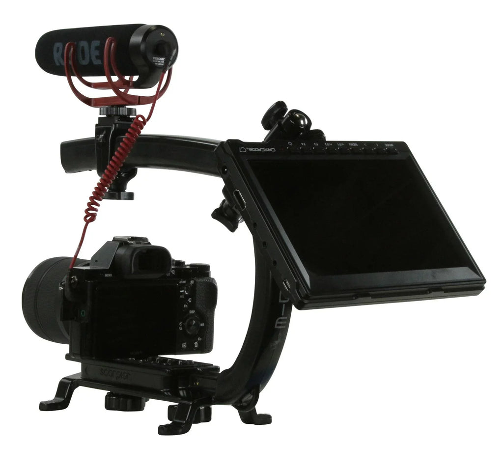 Cam Caddie Scorpion MAX Edition Universal Stabilzing Camera Handle - Includes 2 Accessory Shoes
