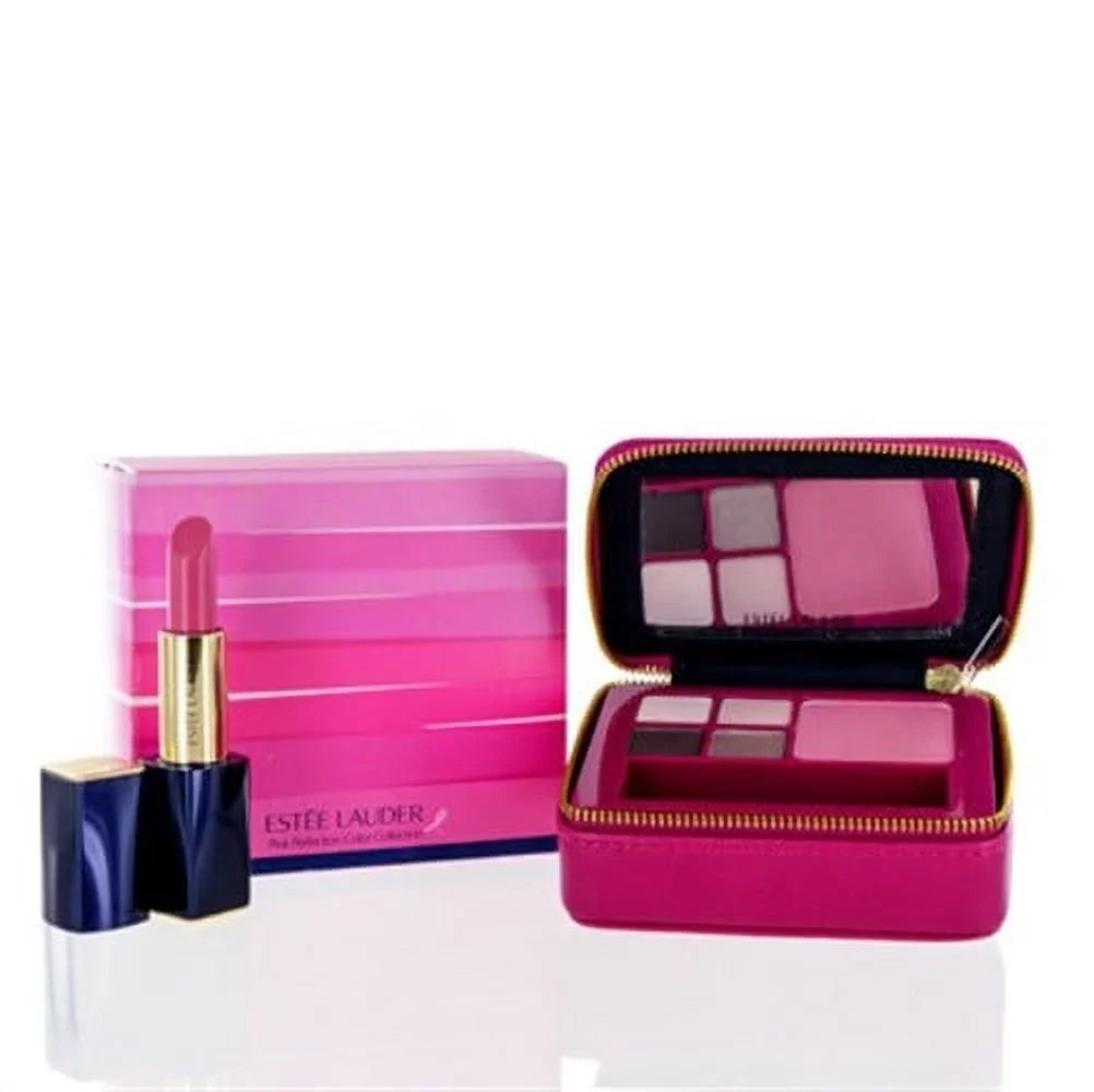 ESTEE LAUDER PURE COLOR COLOR PALETTE 0.88 OZ PINK PERFECTION ESTEE LAUDER/PURE COLOR PINK PERFECTION COLOR PALETTE 0.88 OZ (2 ML) 4 EYESHADOW, BLUSH SCULPTANT SCULPTING LIPSTICK  IN CASE