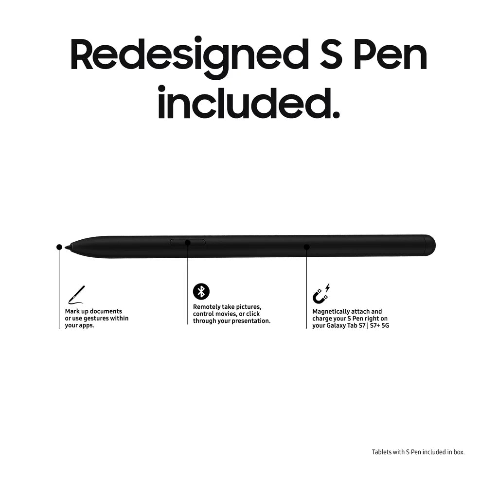 Renewed Samsung Galaxy Tab S7 256GB Mystic Navy (Wi-Fi) S Pen Included - SM-T870NDBEXAR (Refurbished)
