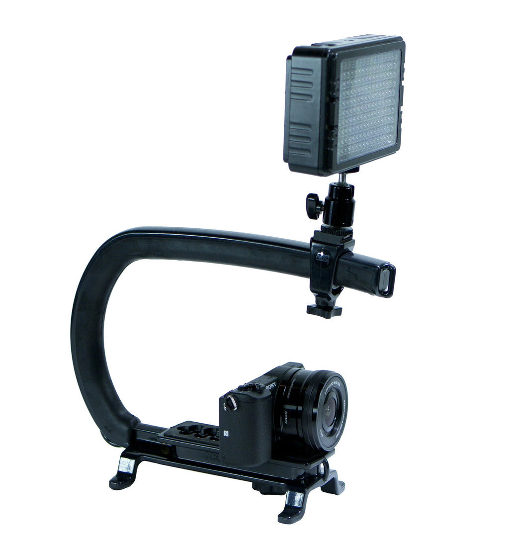 Cam Caddie Scorpion MAX Edition Universal Stabilzing Camera Handle - Includes 2 Accessory Shoes