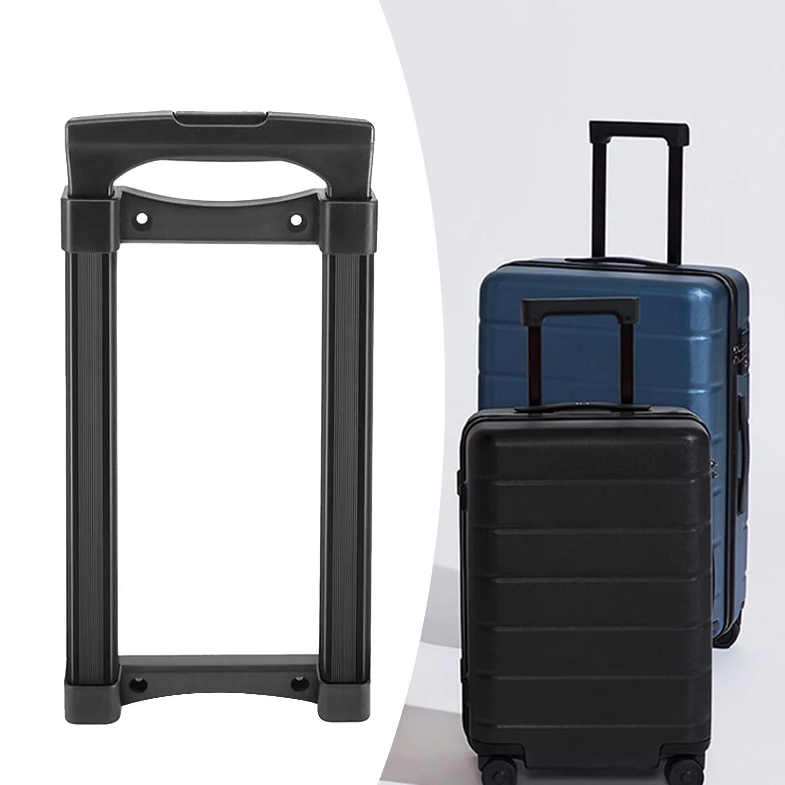 PETSOLA Replacement Travel Luggage Telescopic Handle Telescopic Pull Rod Sturdy Traveling Accessories DIY Suitcase Telescopic Handle